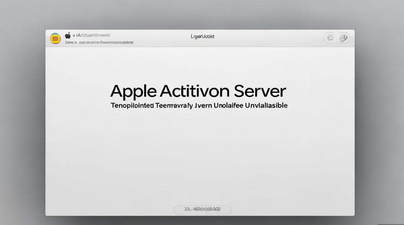 苹果激活服务器暂时不可用