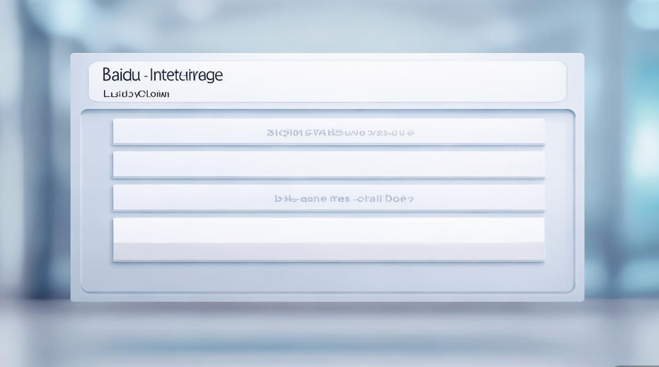 百度智能云-登录